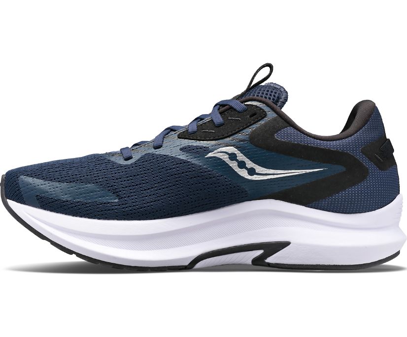 Saucony Axon 2 Tekaški Čevlji Moški Temno Modre Srebrne | 810-74745