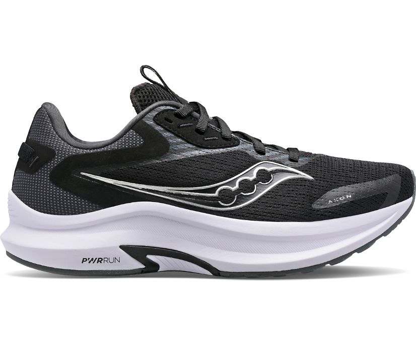 Saucony Axon 2 Tekaški Čevlji Ženske Črne Bele | 427-15007