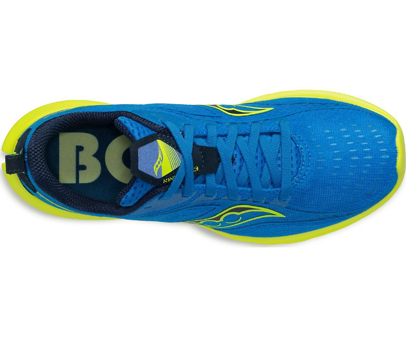 Saucony Boston Kinvara 13 Tekaški Čevlji Moški Modre Rumene | 587-47391