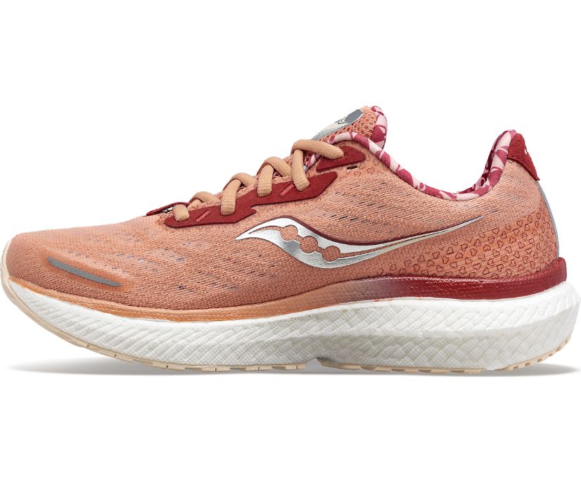 Saucony Bottomless Love Triumph 19 Tekaški Čevlji Ženske Rdeče | 232-79656