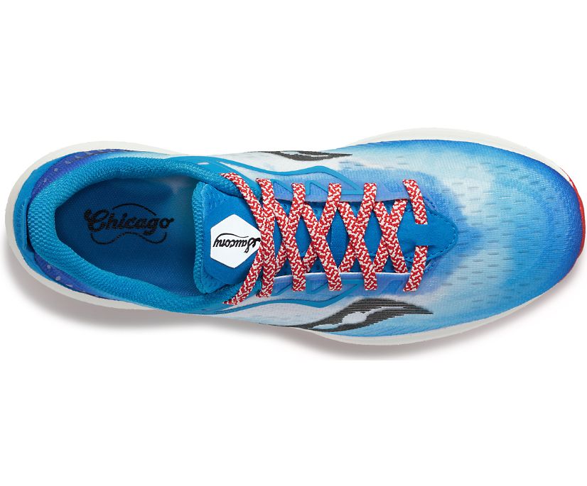 Saucony Chicago Endorphin Speed 2 Tekaški Čevlji Moški Modre Bele | 713-34914