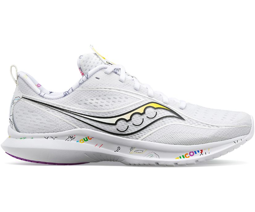 Saucony Day Kinvara 13 Tekaški Čevlji Ženske Bele Večbarvni | 394-35598