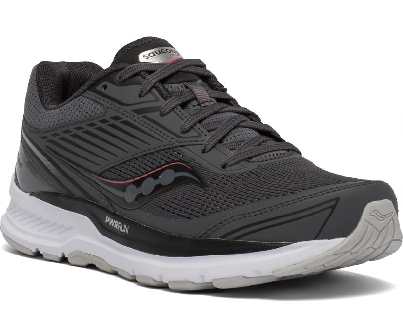 Saucony Echelon 8 Wide Tekaški Čevlji Ženske Sive Roza | 585-97398