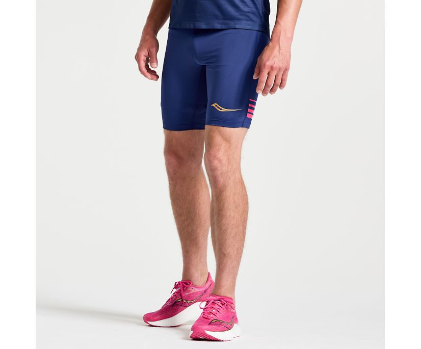 Saucony Elite Tight Kratke Hlače Moški Modre | 479-18756