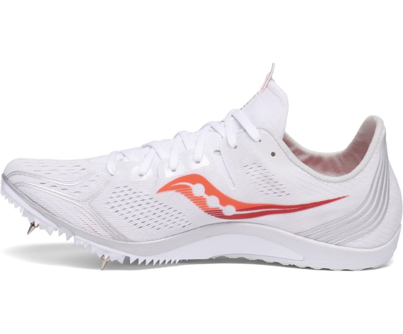 Saucony Endorphin 3 Spike Tekaški Čevlji Ženske Bele | 851-74734