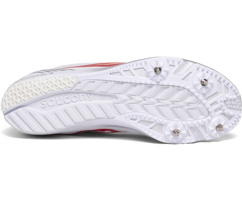 Saucony Endorphin 3 Spike Tekaški Čevlji Ženske Bele | 851-74734