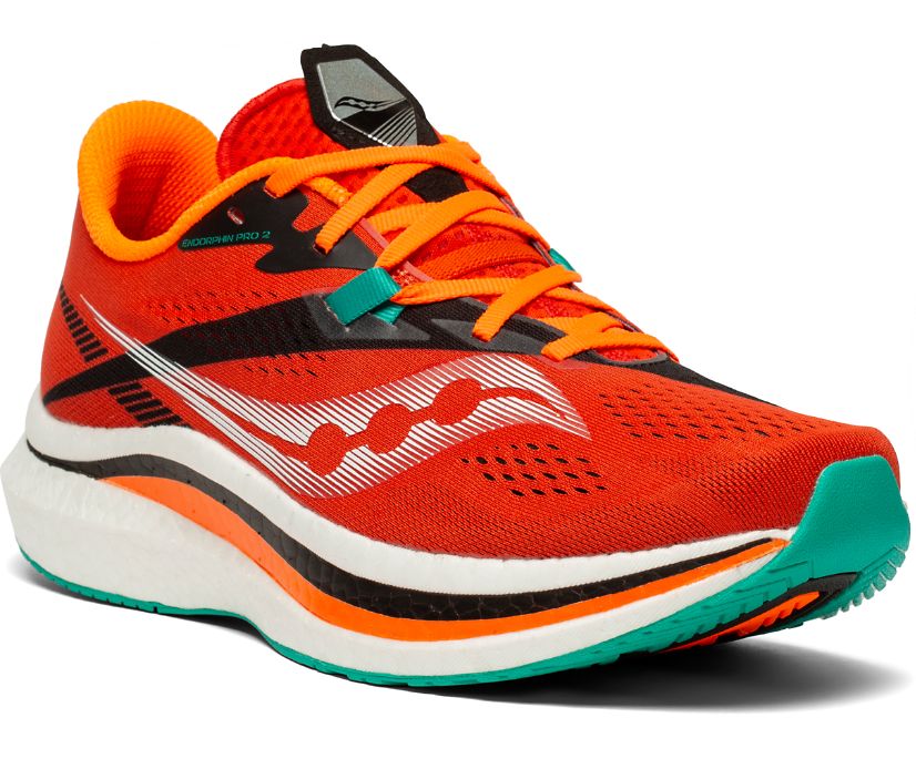 Saucony Endorphin Pro 2 Tekaški Čevlji Moški Temno Rdeče Črne | 101-74237