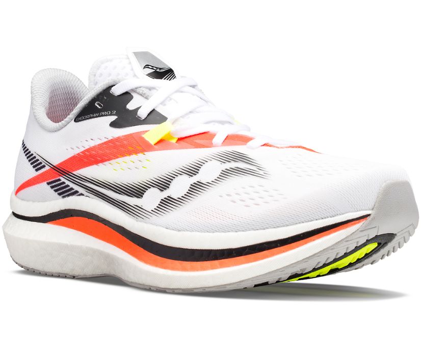 Saucony Endorphin Pro 2 Tekaški Čevlji Moški Bele Oranžne | 542-38880