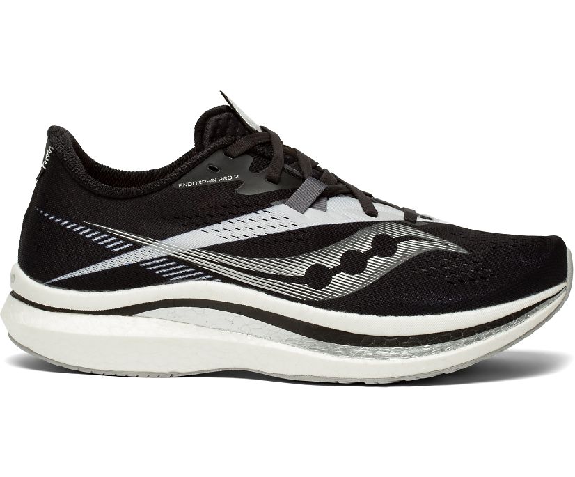 Saucony Endorphin Pro 2 Tekaški Čevlji Moški Črne Bele | 736-65428