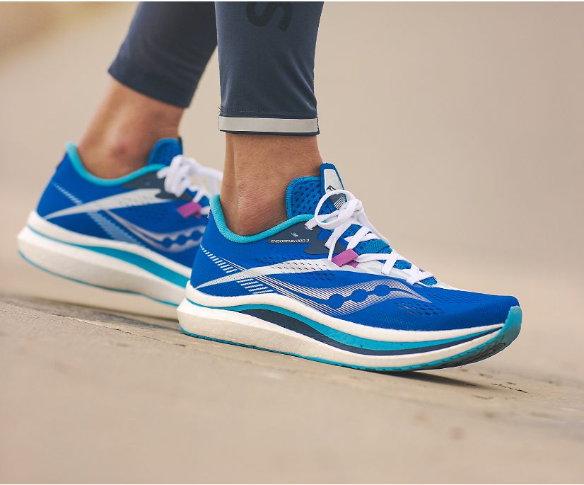 Saucony Endorphin Pro 2 Tekaški Čevlji Ženske Kraljevsko Modra Bele | 707-80694