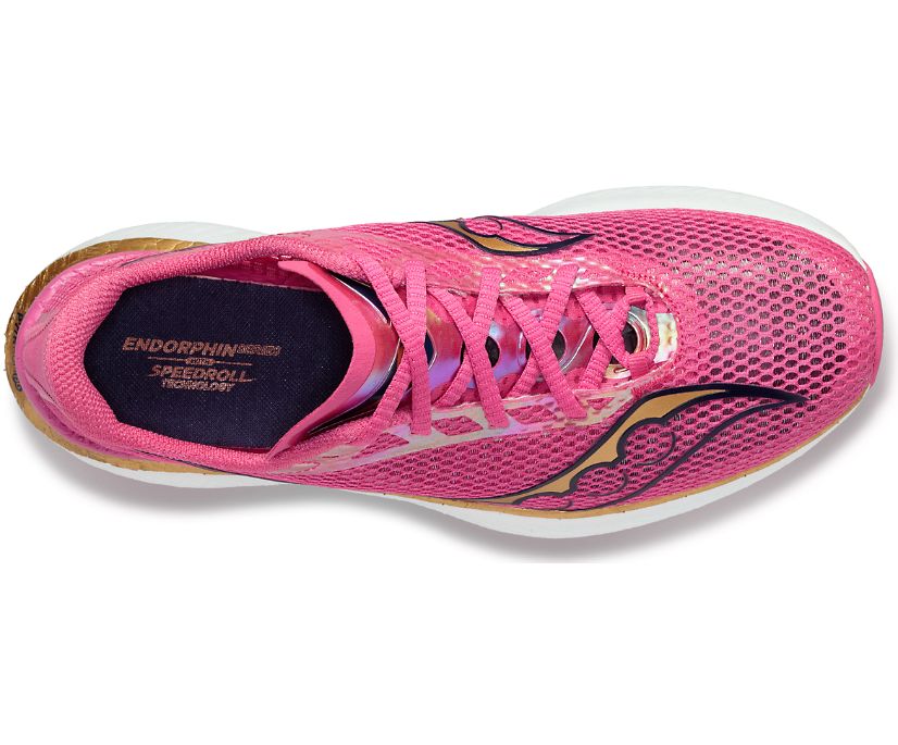 Saucony Endorphin Pro 3 Tekaški Čevlji Ženske Roza | 386-26446