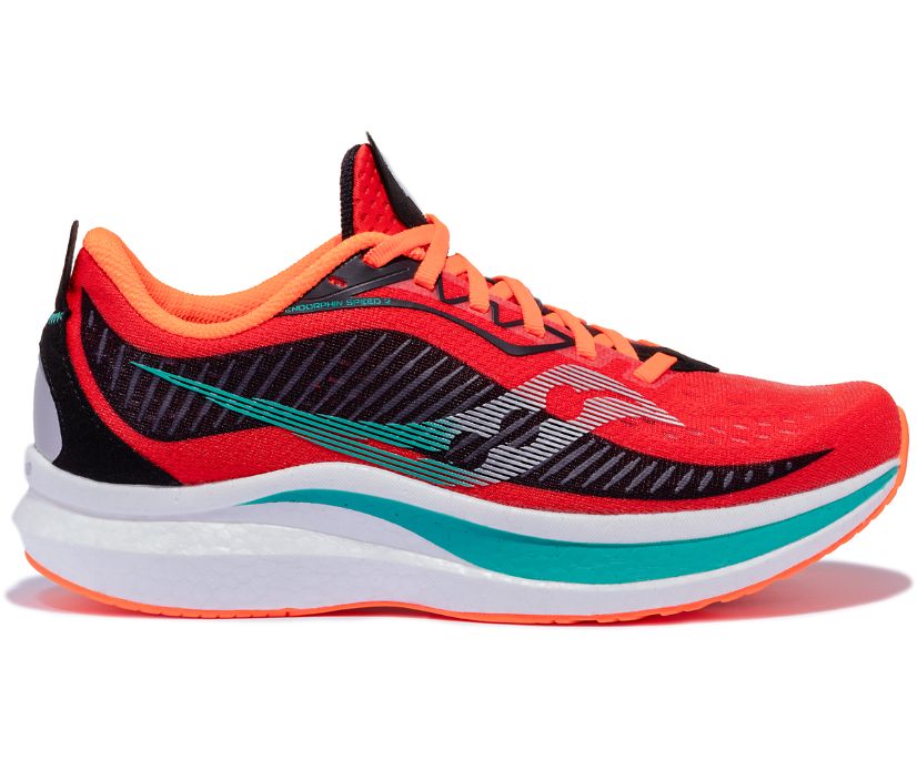 Saucony Endorphin Speed 2 Tekaški Čevlji Moški Temno Rdeče Črne | 220-79216