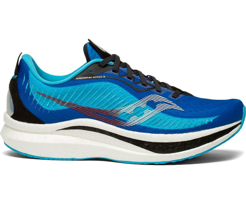 Saucony Endorphin Speed 2 Tekaški Čevlji Moški Kraljevsko Modra Črne | 680-20934