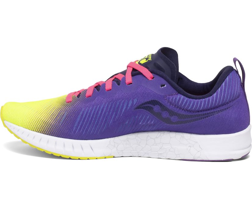 Saucony Fastwitch 9 Tekaški Čevlji Ženske Rumene Vijolične | 387-66299