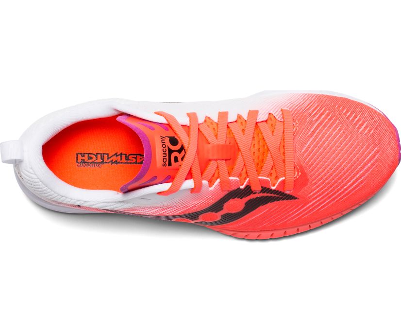 Saucony Fastwitch 9 Tekaški Čevlji Ženske Bele | 588-55093