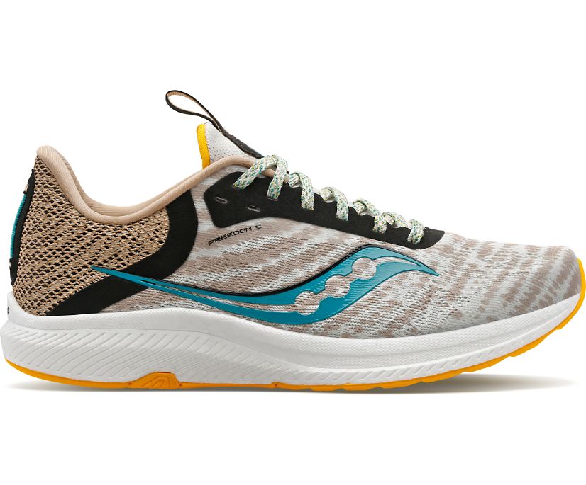 Saucony Freedom 5 Tekaški Čevlji Moški Sive Modre | 683-24902