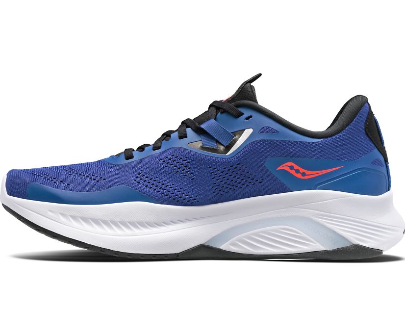 Saucony Guide 15 Pohodni Čevlji Moški Modre Črne | 142-23428