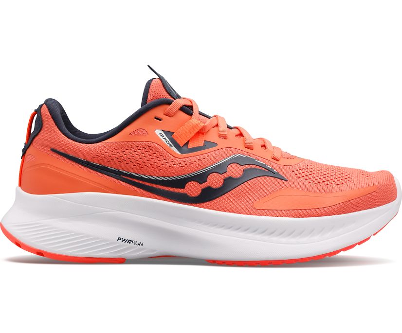 Saucony Guide 15 Pohodni Čevlji Ženske Oranžne | 875-25680