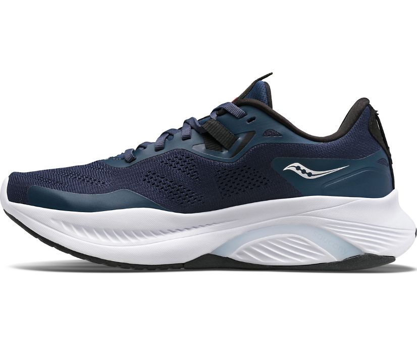 Saucony Guide 15 Pohodni Čevlji Ženske Temno Modre Srebrne | 828-93361