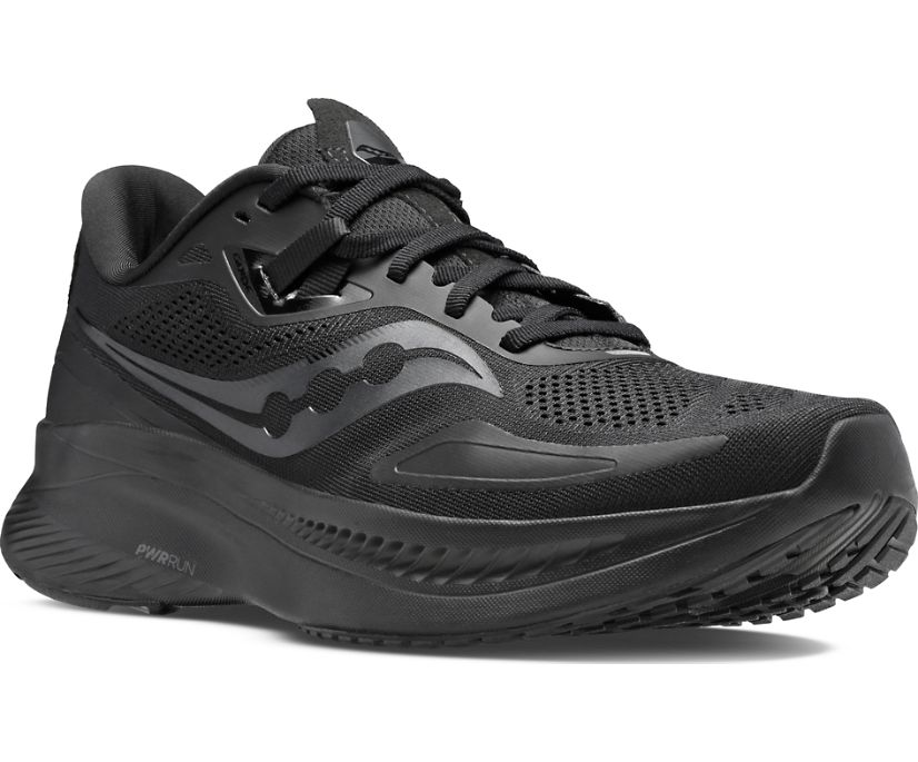 Saucony Guide 15 Tekaški Čevlji Moški Črne | 847-71949