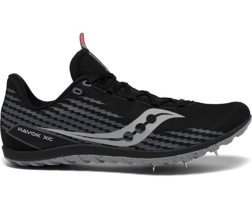 Saucony Havok XC 3 Flat Tekaški Čevlji Moški Črne | 818-21285