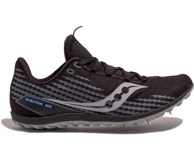 Saucony Havok XC 3 Flat Tekaški Čevlji Ženske Črne | 745-31914