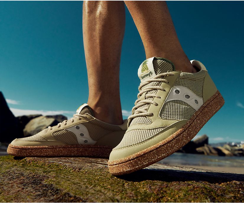 Saucony Jazz Court RFG Originalni Čevlji Ženske Olivno Zelene | 196-13378