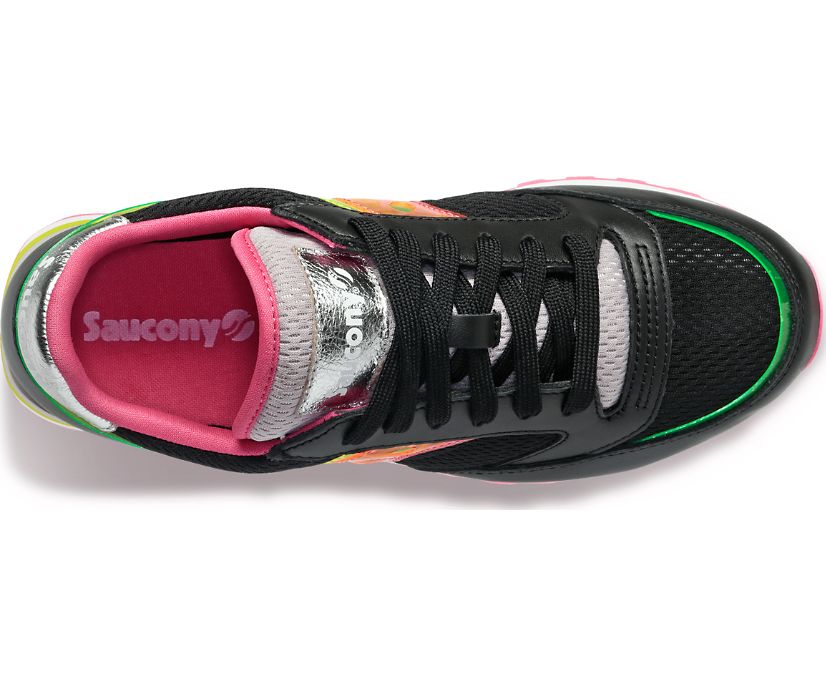 Saucony Jazz Triple Originalni Čevlji Ženske Črne Roza | 253-97162