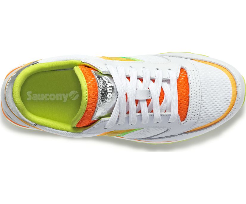 Saucony Jazz Triple Originalni Čevlji Ženske Bele Oranžne | 367-67571