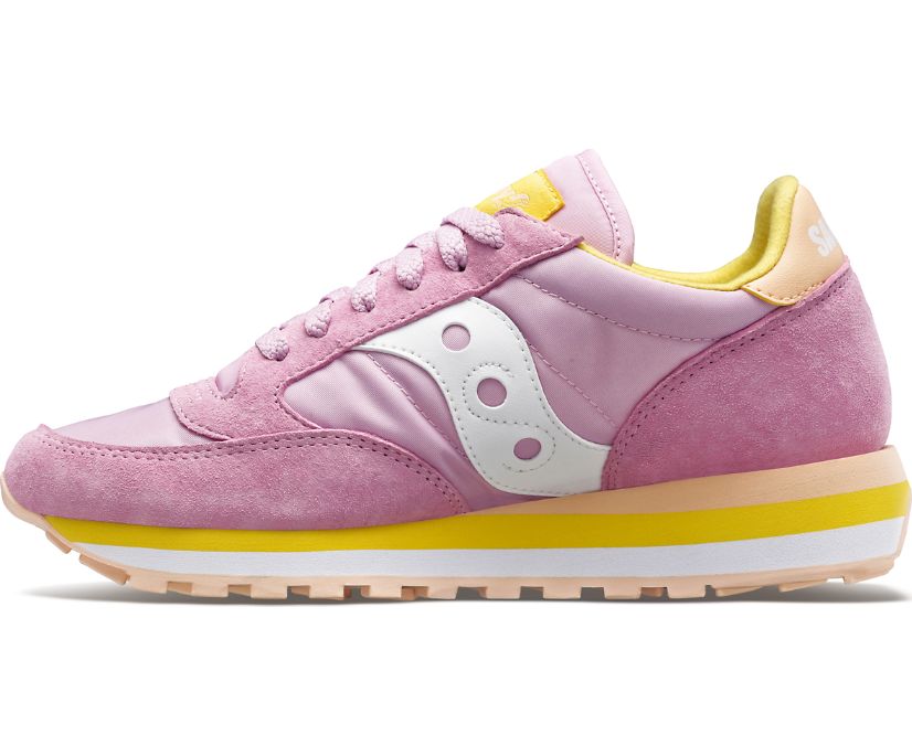 Saucony Jazz Triple Originalni Čevlji Ženske Roza Rumene | 569-65277