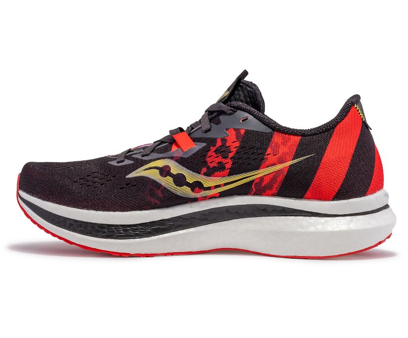 Saucony Kellen Endorphin Pro 2 Tekaški Čevlji Moški Črne Rdeče Rumene | 335-67035