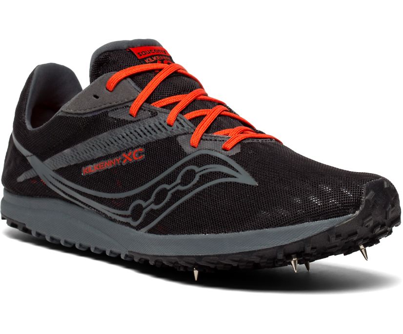 Saucony Kilkenny XC9 Spike Tekaški Čevlji Moški Črne Sive | 505-80015