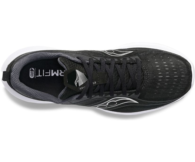 Saucony Kinvara 13 Wide Tekaški Čevlji Moški Črne Srebrne | 432-34136