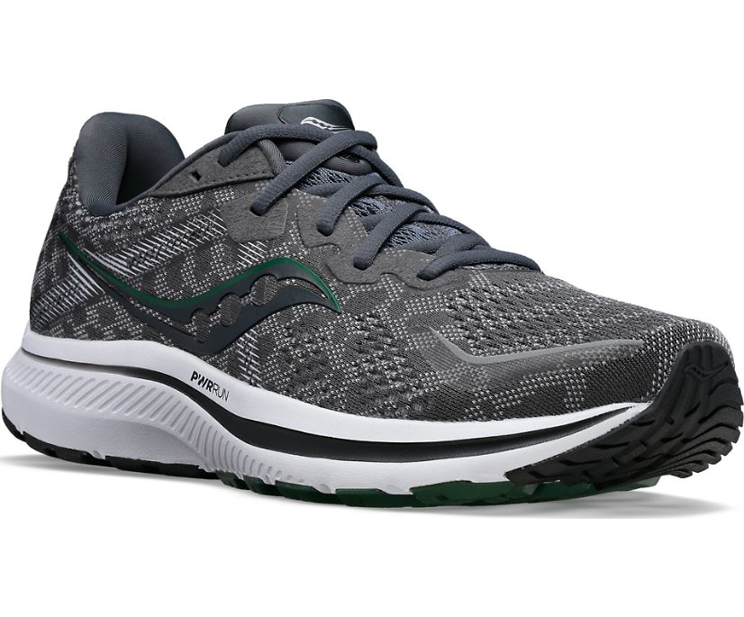 Saucony Omni 20 Tekaški Čevlji Moški Sive Temno Zelene | 902-12406