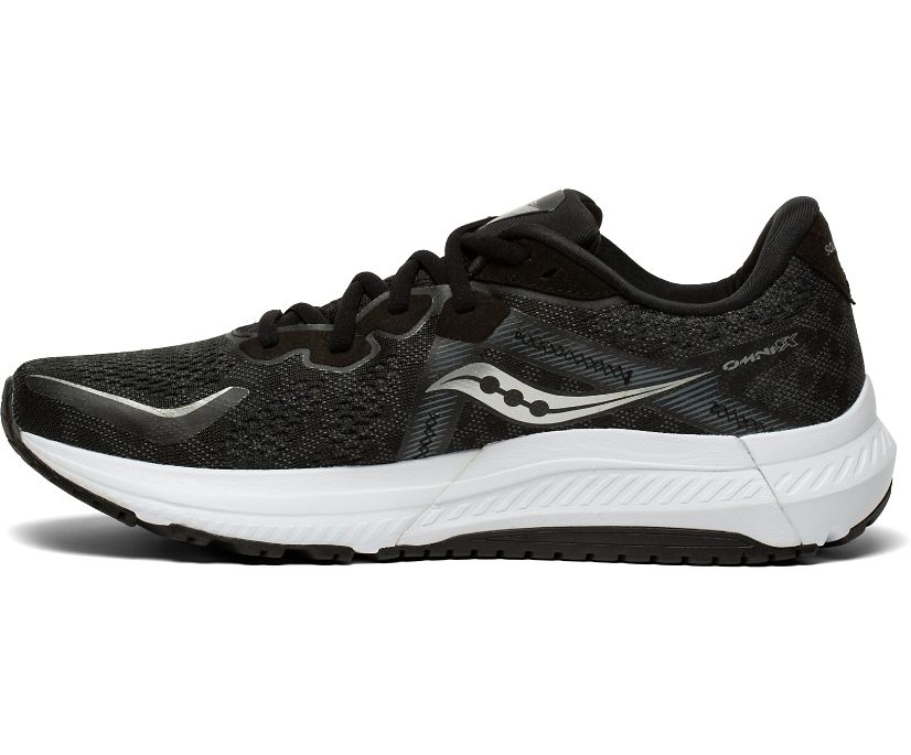 Saucony Omni 20 Tekaški Čevlji Moški Črne Bele | 761-46309