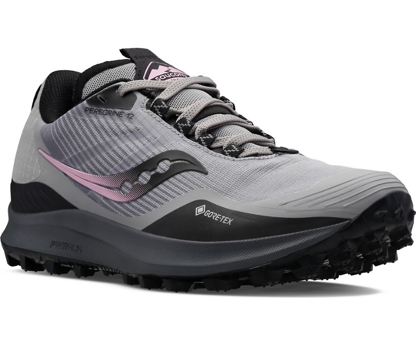 Saucony Peregrine 12 GTX Tekaški Čevlji Ženske Sive | 178-94512