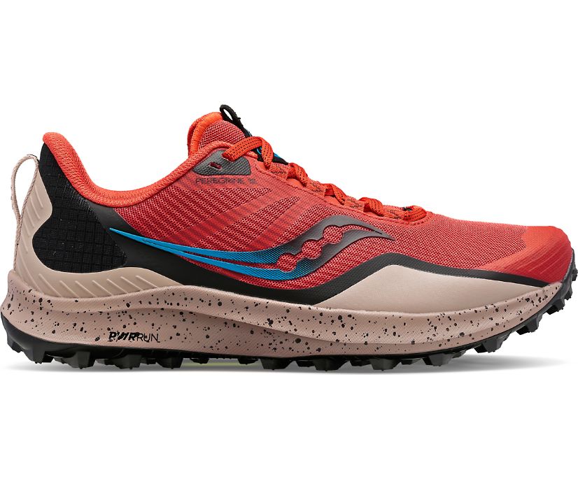 Saucony Peregrine 12 Tekaški Čevlji Moški Rdeče Modre Črne | 515-17888