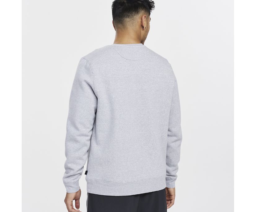 Saucony Rested Crewneck Puloverji Moški Svetlo Sive | 143-43272