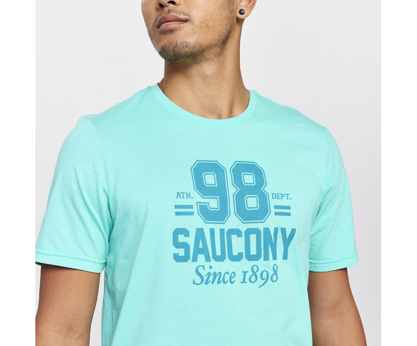 Saucony Rested T-shirt Moški Mete | 861-25759