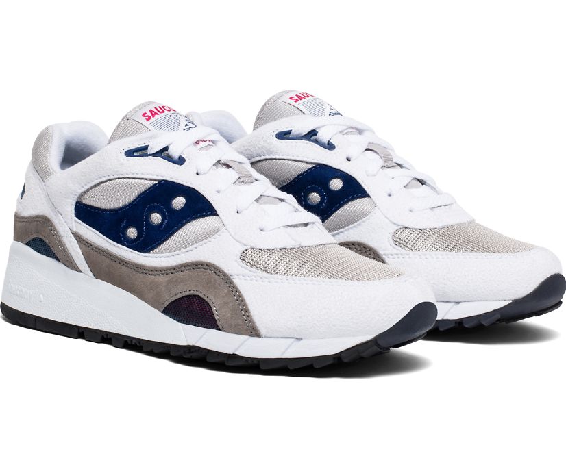 Saucony Shadow 6000 Originalni Čevlji Ženske Bele Sive Temno Modre | 583-86316