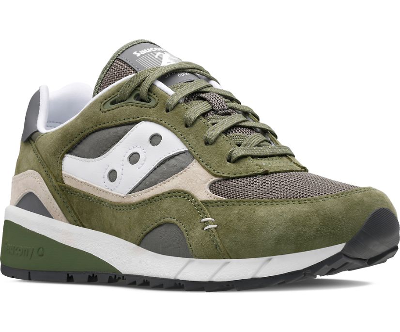 Saucony Shadow 6000 Premium Originalni Čevlji Ženske Zelene Bež | 487-87052