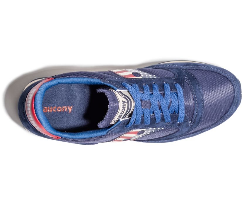 Saucony Stars & Stripes Jazz 81 Originalni Čevlji Moški Rdeče Bele Modre | 204-49635