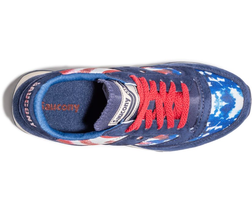 Saucony Stars & Stripes Jazz 81 Originalni Čevlji Ženske Rdeče Bele Modre | 380-97335