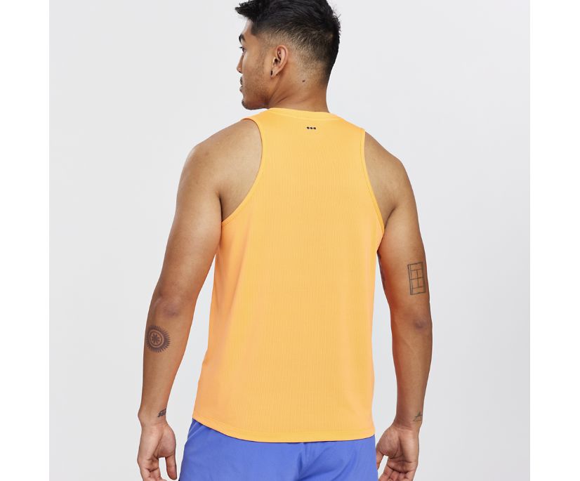 Saucony Stopwatch Singlet Vest Moški Oranžne | 108-22551