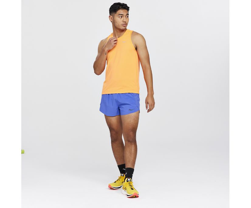 Saucony Stopwatch Singlet Vest Moški Oranžne | 108-22551