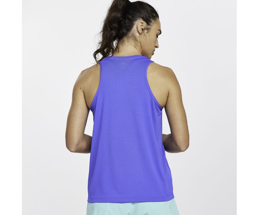 Saucony Stopwatch Singlet Vest Ženske Modre | 757-97462