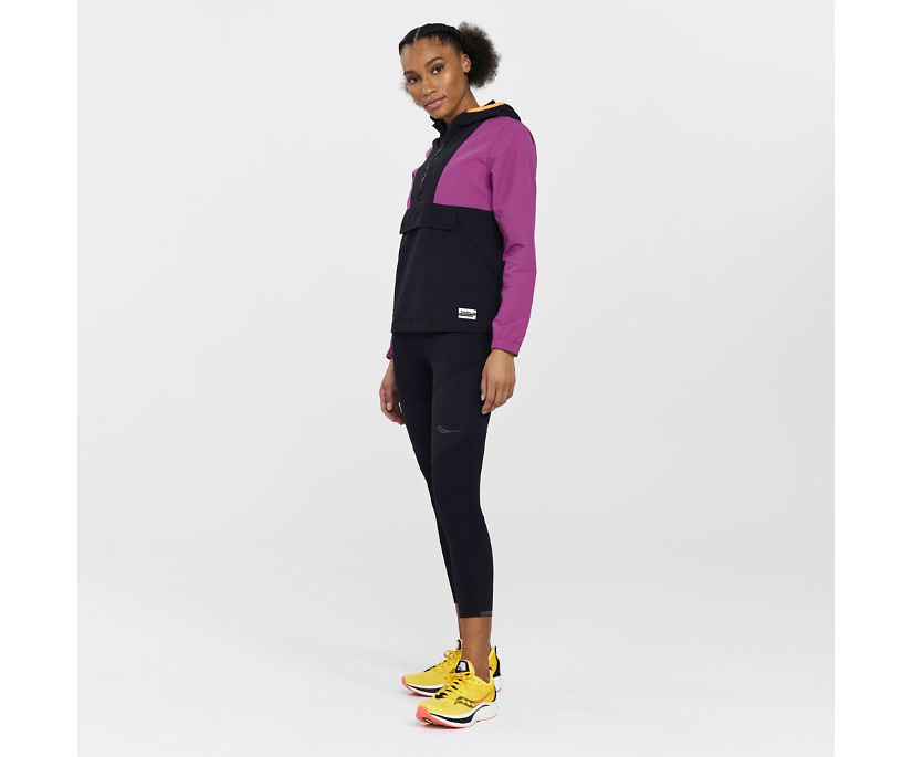 Saucony Time Trial Crop Tight Hlače Ženske Črne | 226-99939