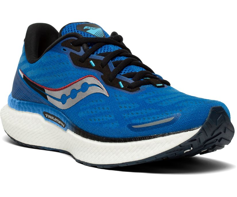 Saucony Triumph 19 Pohodni Čevlji Moški Kraljevsko Modra | 872-34521