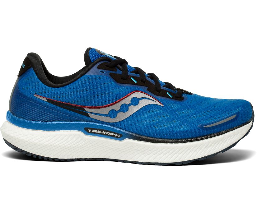 Saucony Triumph 19 Pohodni Čevlji Moški Kraljevsko Modra | 872-34521