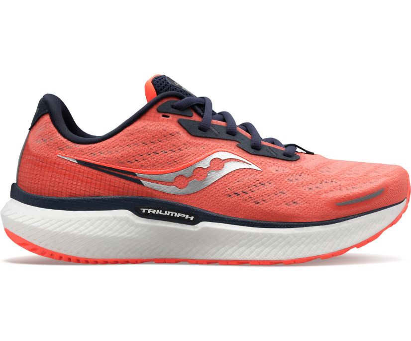 Saucony Triumph 19 Pohodni Čevlji Ženske Oranžne | 385-92457